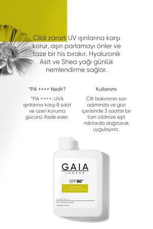 Normal Ve Kuru Ciltler Için Yüksek Koruma Ve Günlük Nemlendirici 50spf Uva-uvb 100ml Invısıble - 5