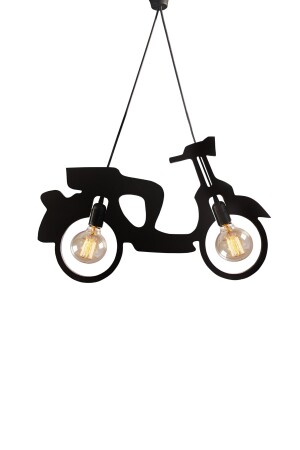 Nostaji Scooter Motor Fahrrad Kronleuchter Pendelleuchte Moderne rustikale dekorative Retro 2-teilige Lampe UTSRM00000039 - 4