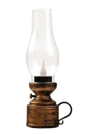 Nostalgische Kupfer-LED-Gaslampe 19 cm - 5