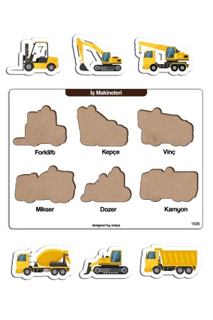 Notpa Lern- und Tutorial-Puzzle aus Holz, bunt, 4 Stück, für Kinder, 102 - 5