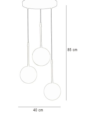 Nova 3-Plus Chrom-schwarzer Metallkörper, Rauchglas-Design, Luxus-Pendelleuchte, Kronleuchter LZRNAVZ129 - 8