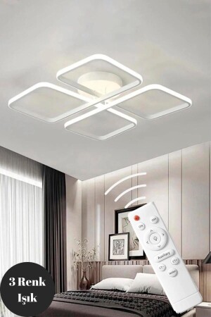 Novem White Plafone Controlled Ultra Super 3 Color Light LED Kronleuchter novem-b-k-01 - 1