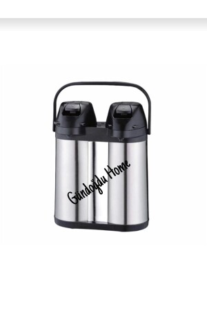 Novia Premium Doppel-Thermoskanne, 3,8 Liter, Stahl, 24-Stunden-Lagerung, Doppel-Thermoskanne 353932698644 - 1