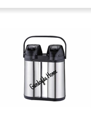 Novia Premium Doppel-Thermoskanne, 3,8 Liter, Stahl, 24-Stunden-Lagerung, Doppel-Thermoskanne 353932698644 - 3