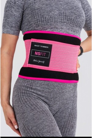 Ns Fit Thermo-Sauna-Taillenkorsett, Thermogürtel, rosa Farbe. Taillenkorsett zum Abnehmen. Postpartales Korsett. - Nsfit
