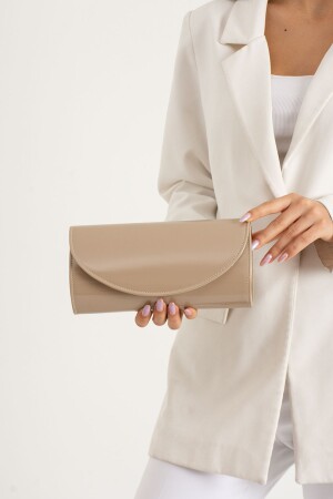 Nude Abiye Çanta Portföy Çanta Clutch Çanta - 2