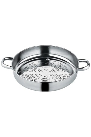 Nudelsieb mit Edelstahlgriff 28,5 cm handle-strainer-2 - 3