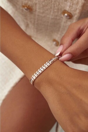 Null-Baguette-Diamant-Armband - 1