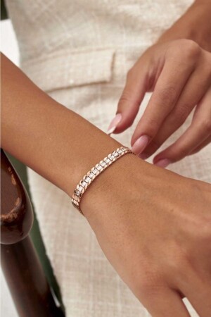 Null-Baguette-Diamant-Armband - 4