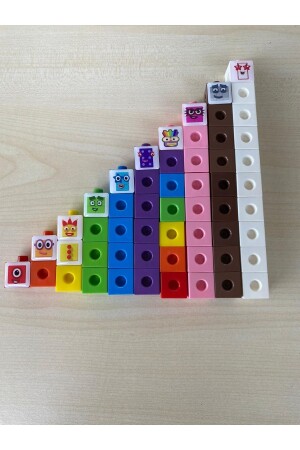 Numberblocks 1-2-3-4-5-6-7-8-9-10 Lego Küp Number Blocks NM10LU - 3