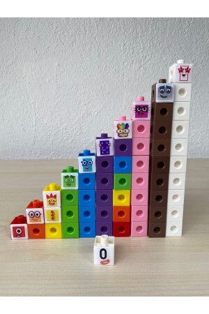 Numberblocks 1-2-3-4-5-6-7-8-9-10 Lego Küp Number Blocks NM10LU - 5