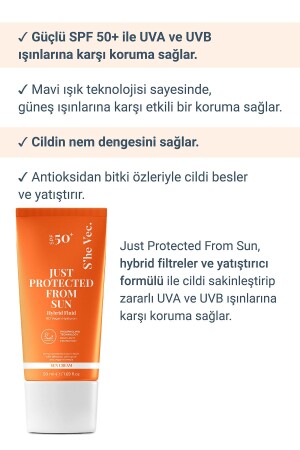 NUR VOR DER SONNE GESCHÜTZT – Aufhellende und gegen Hautunreinheiten wirkende Sonnenschutzcreme LSF 50+ (50 ml) - 4