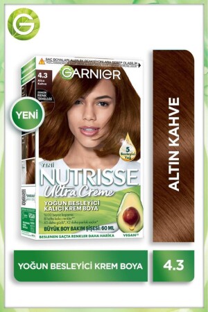 Nutrisse Intensive Nourishing Permanent Cream Hair Dye 4. 3 Goldbraun - 1