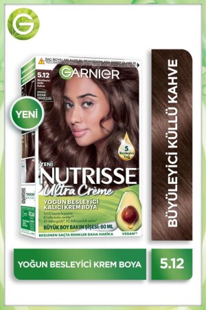 Nutrisse Intensive Nourishing Permanent Cream Hair Dye 5. 12 Faszinierendes Aschbraun - 1