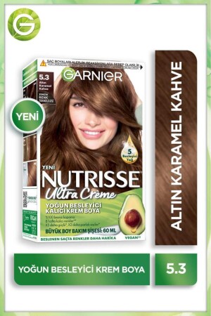 Nutrisse Intensive Nourishing Permanent Cream Hair Dye 5. 3 Goldenes Karamellbraun - 2