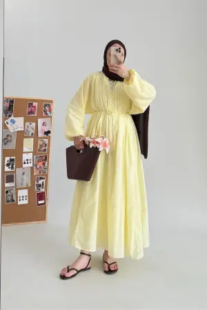 تالية فوليه القطن الملابس الصفراء - Nuuwears