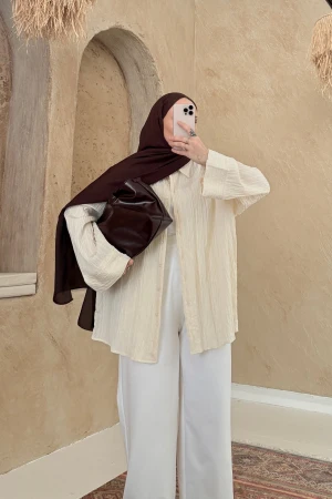 كريم القميص ذات النسيج - Nuuwears