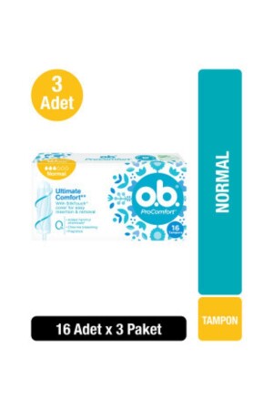 O.b Tampon Normal 16'lı X3 - 1