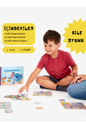 Ocean Bingo – Kinder-Bingo zum Thema Ozean 2–6 Jahre 972232 - 3