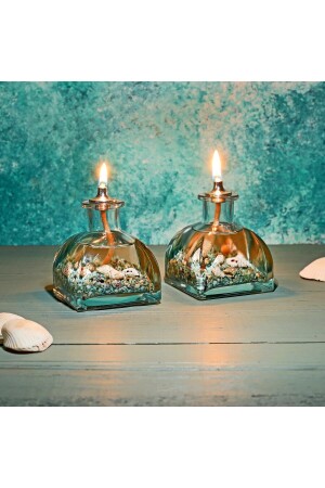 MNZ-Ocean Green زيت زيت زينية شمعة شمعة مجموعة 2 R-13212 - impeRiums