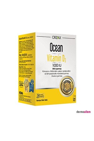 Ocean Vitamin D3 1000 IE Spray 20 ml - 2