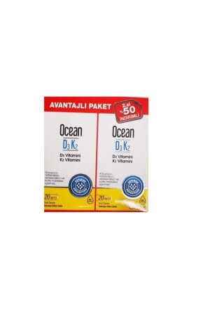 Ocean Vitamin D3k2 Damla 20 Ml 2'li Avantaj Paket - 1