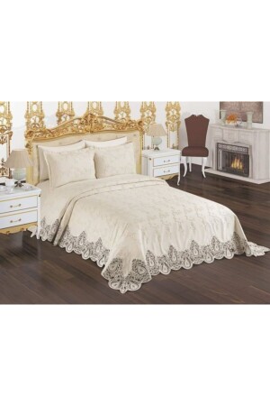 Odessa Fransız Dantelli Pike Takımı - Bursa Çeyiz