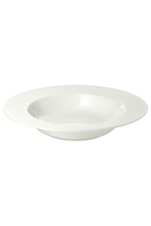 Ofantlıgt 4-teiliges tiefes Servierteller-Porzellan-Geschirrset Weiß 24 cm IKEA99990756 - 5