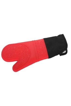 Ofenhandschuh Silikon Professioneller feuerfester Ofenhandschuh – Rot df226 - 2