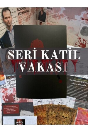 Offıcıal Seri Katil Kim? - Dedektiflik Oyunu - Gizem Bulmaca Kutu Oyunu - Dedektif Oyunu - Neden