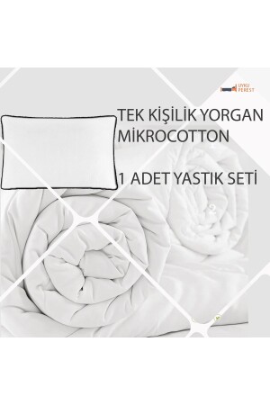 Öğrenci Seti -tek Kişilik Yorgan Ve Yastık Seti - Yorgan - Yastık - Mikro Koton Set 1XTKY-1XYST - 2