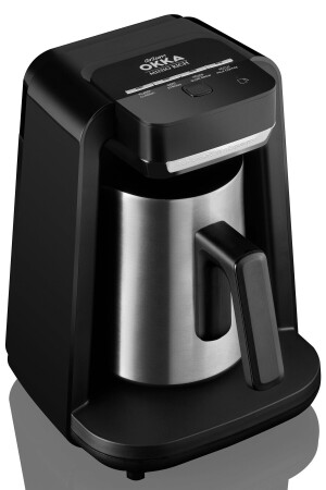 OK0012-K/OK0018-K Okka Rich Spin M Türkische Kaffeemaschine mit Kaffeekanne aus Stahl und Milch – Chrom - 3