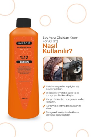 Oksidan Krem 40 Vol %12 1000 Ml - 4