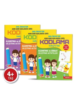 Okul Öncesi Adım Adım Kodlamaya Giriş Robotik Kodlama Kitabı - 2