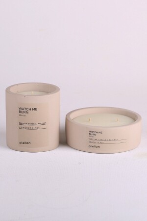 شمعة من النجم من النجم - شمعة مزينة من الخرسانة - Olailon