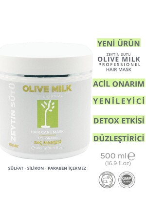 Olive Milk Profesyonel Saç Bakım Maskesi 500ml olive milk hair care mask - 1