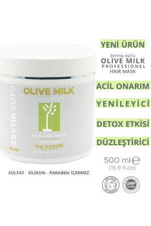 Olive Milk Profesyonel Saç Bakım Maskesi 500ml olive milk hair care mask - 2