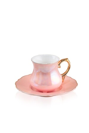 Olivia Renkli Neon 6 Kişilik Porselen Kahve Fincanı Takımı 0127 MXG-21-0207/12 - 4