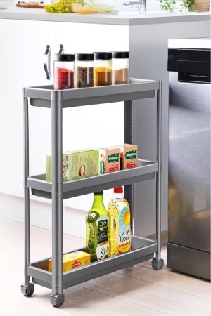 وحدة غرف ثلاثية الطوابق ذات العجلات - غرف منظمة المطبخ - Omaş Household Product