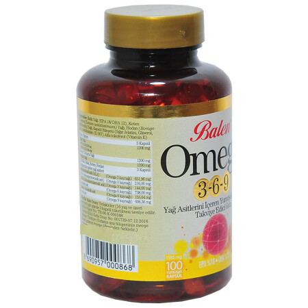 Omega 3-6-9 1585 Mg x 100 Yumuşak Kapsül - 4