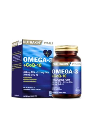 Omega 3 Coenzym Q10 60 Softgel – EPA DHA GOED - 2