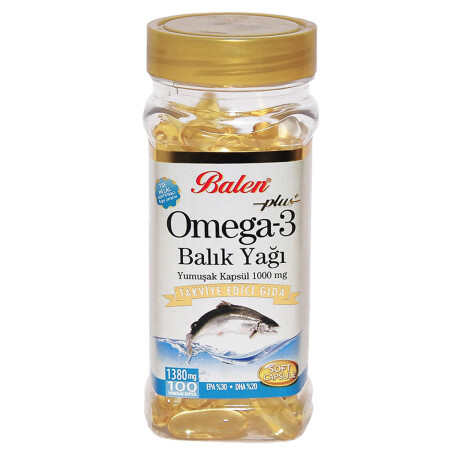 Omega 3 Plus- Balık Yağı Yumuşak 100 Kapsül - 2