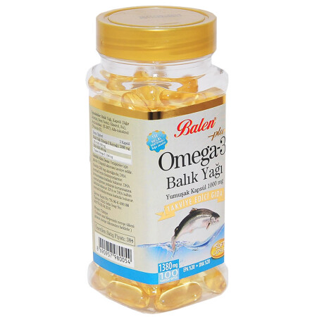 Omega 3 Plus- Balık Yağı Yumuşak 100 Kapsül - 3