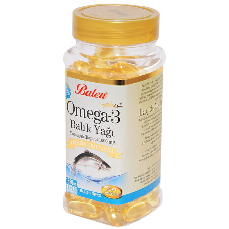 Omega 3 Plus- Balık Yağı Yumuşak 100 Kapsül - 4