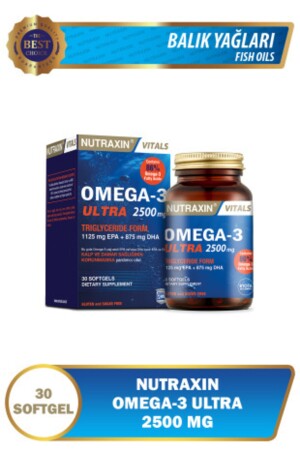 Omega 3 Ultra 2500 mg 30 Weichkapseln – EPA DHA GOED NUT2821 - 2