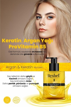 Onarıcı Argan & Keratin Saç Bakım Yağı 100 ml - 4