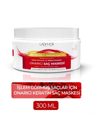 Onarıcı Keratin Amino Asit Saç Maskesi Işlem Görmüş Saçlar 300 Ml 224116 - 1