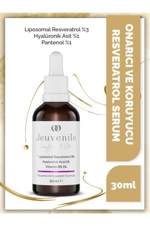 Resveratrol %3 Serum - Onarıcı ve Koruyucu (Liposomal Resveratrol, Hyalüronik Asit, Pantenol) JV064 - 2