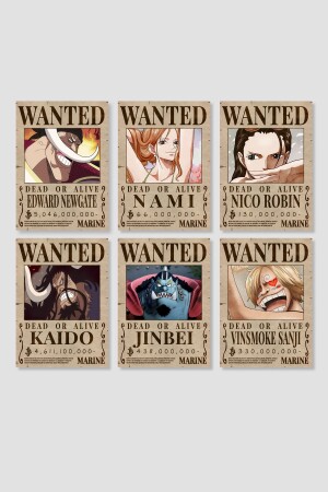 One Piece Wanted 15-teiliges Anime-Poster-Set, dickes, glänzendes Kunstpapier, RSAPS009 - 2