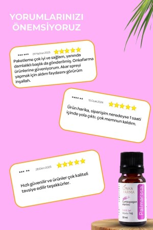 Onka Farma 100 % reines ätherisches Palmarosaöl – 10 ml - 7